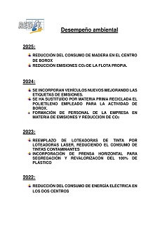 DESEMPEÑO AMBIENTAL REDEL